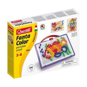Quercetti  Portable Small Fantacolor 150 Pcs New Sealed Age 3+